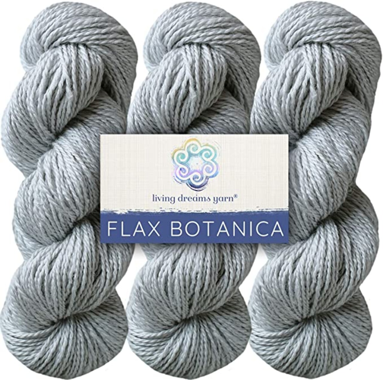 Living Dreams Flax Botanica DK Yarn. Elegant Merino Linen Silk. Cruelty Free & Responsibly Sourced. Pacific Northwest Handmade